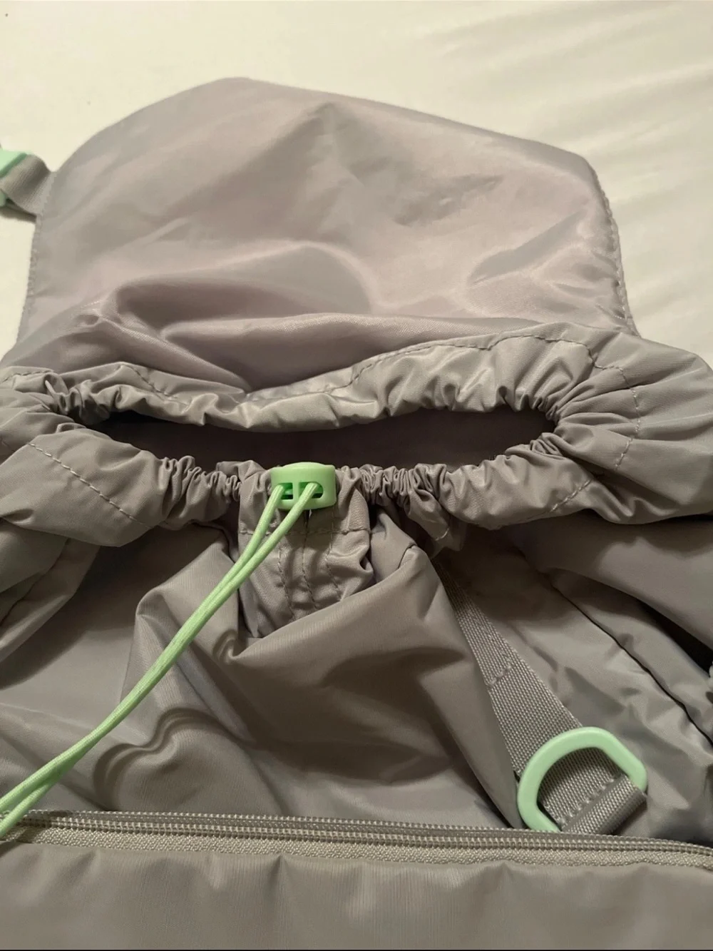 adidas Gray Backpack with Mint Green Accents - Picture 3 of 5